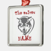 wolf keramische decoratie (Links)