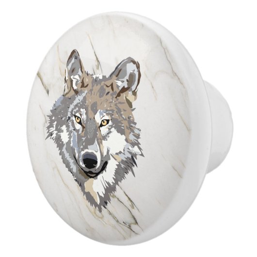 Wolf Keramische Knop (Rechts)