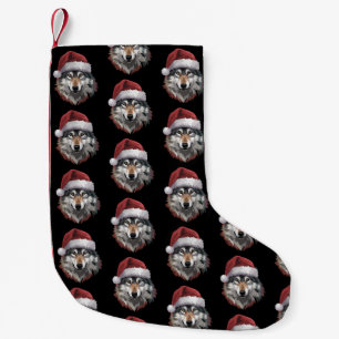 Wolf Kerst Grappig Kerstcadeau Dierenliefhebbers Kleine Kerstsok