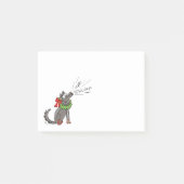 Wolf Kerst Grappige Cute Kinderen Post-it® Notes (Voorkant)