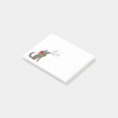 Wolf Kerst Grappige Cute Kinderen Post-it® Notes (Schuin)