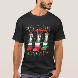 Wolf Kerst Sokken Lelijke Kersttrui Pyjama T-shirt