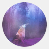 Wolf Kerst stickers (Voorkant)