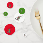 Wolf Kerstmis Funny Cute Kinderen Confetti (Groep)