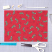 Wolf Kerstmis Funny Cute Kinderen Tissuepapier (Craft)
