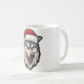 Wolf Kerstmis Koffiemok (Voorkant rechts)