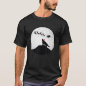 Wolf Kerstmis S Santa Hat Wolves Pajama T-shirt (Voorkant)