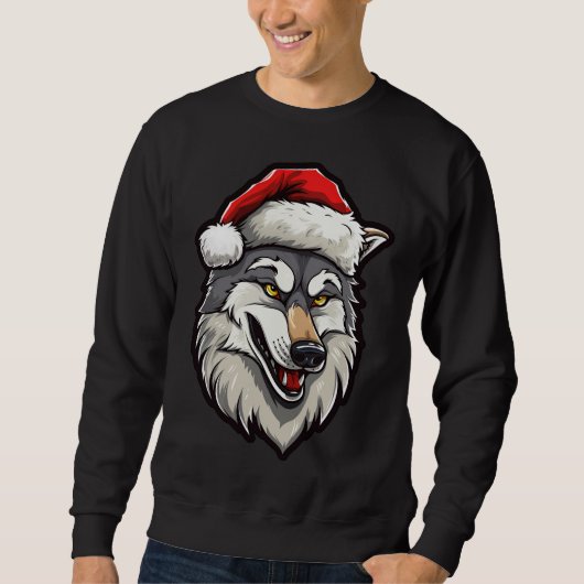 Wolf Kerstmis Trui (Voorkant)