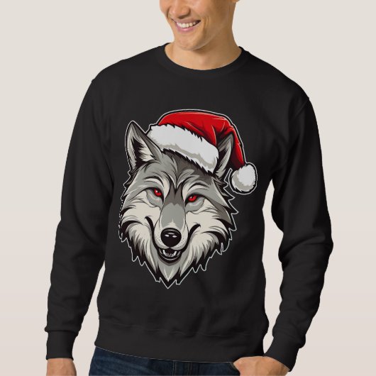 Wolf Kerstmis Trui (Voorkant)