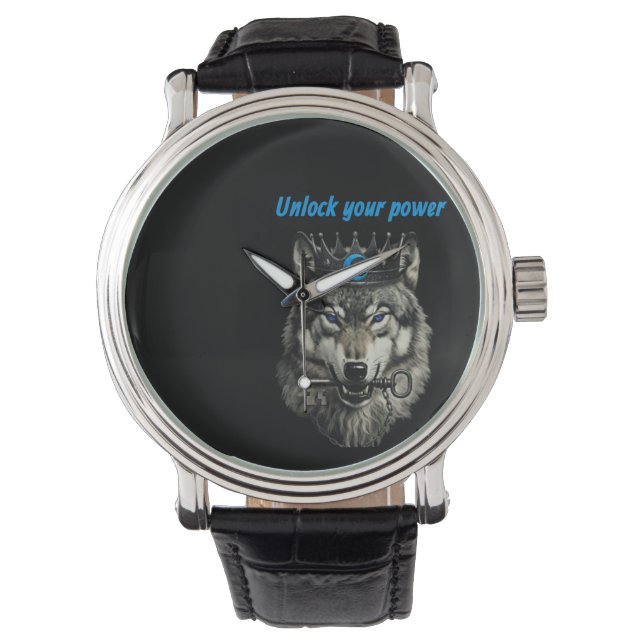 wolf king unlock your power horloge (Voorkant)