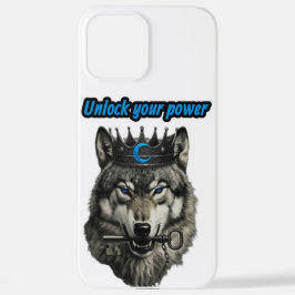 wolf king unlock your power iPhone 12 pro max hoesje