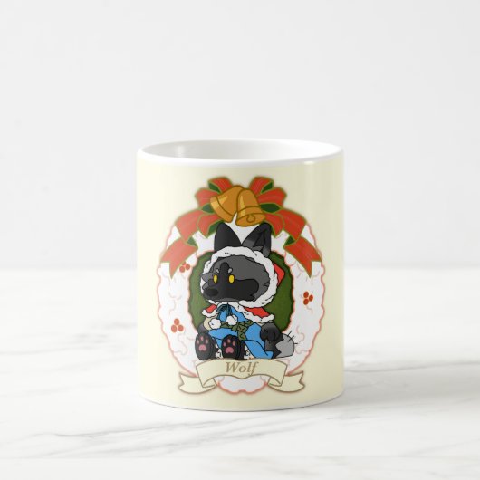 wolf Klassieke mok, 11 oz Koffiemok (Center)