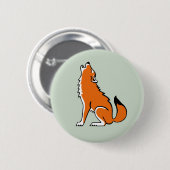 Wolf - knop ronde button 5,7 cm (Voorkant /achterkant)