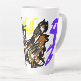 Wolf koele vreugde latte mok
