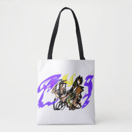 Wolf koele vreugde tote bag
