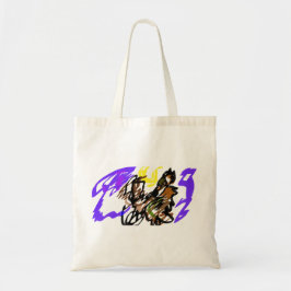 Wolf koele vreugde tote bag