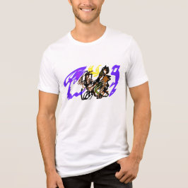 Wolf koele vreugde Tri-Blend shirt