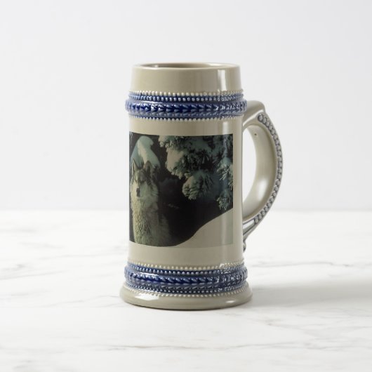 Wolf komt uit de Bossen Mok (Voorkant rechts)