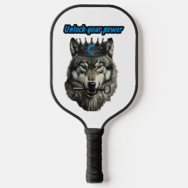 wolf koning ontketen je kracht pickleball paddle