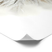 Wolf Kop Portret  Poster (Hoek)