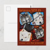 WOLF KUNST BRIEFKAART (Voorkant / Achterkant)