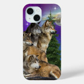 Wolf kunst Case-Mate iPhone case (Achterkant)