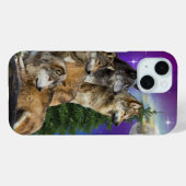 Wolf kunst Case-Mate iPhone case (Achterkant (horizontaal))