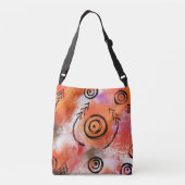 Wolf Kunst Crossbody Tas (Achterkant)