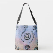 Wolf Kunst Crossbody Tas (Achterkant)