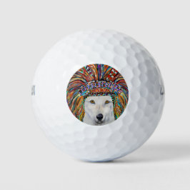 Wolf Kunst Golfballen