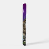 Wolf kunst iPhone 15 case (Rechterkant)