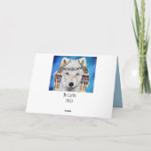 Wolf Kunst Kaart (Achterkant)