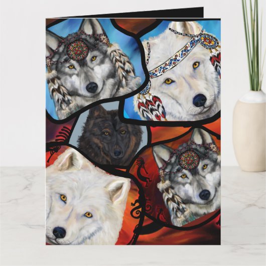 WOLF KUNST KAART (Voorkant)