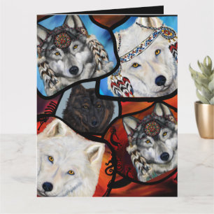 WOLF KUNST KAART