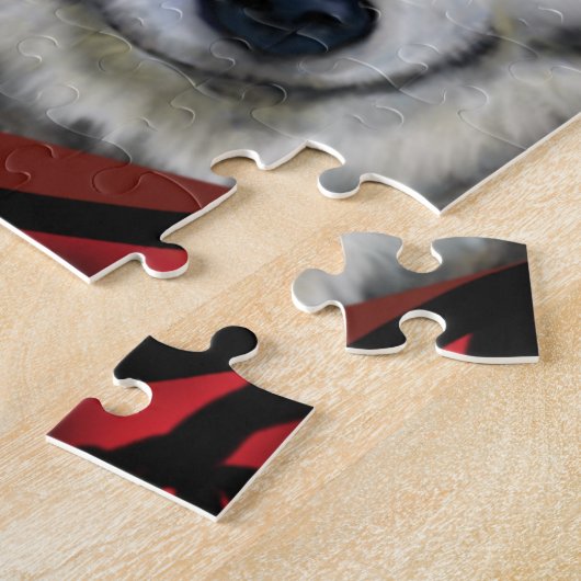 WOLF KUNST LEGPUZZEL (Zijkant)