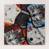 WOLF KUNST LEGPUZZEL (Horizontaal)