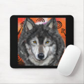Wolf Kunst Muismat (Met muis)