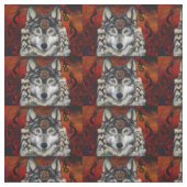 WOLF  KUNST STOF (Swatch)
