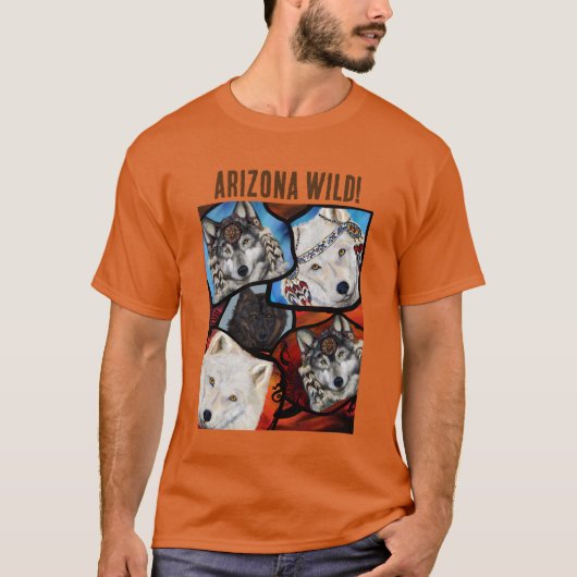 WOLF KUNST T-SHIRT (Voorkant)