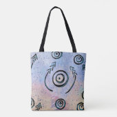 Wolf Kunst Tote Bag (Achterkant)