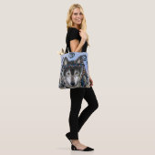 Wolf Kunst Tote Bag (Op model)