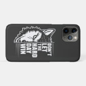 Wolf Laat De Harde Dag Niet Win Citaat Kunst Case-Mate iPhone Case (Achterkant (horizontaal))