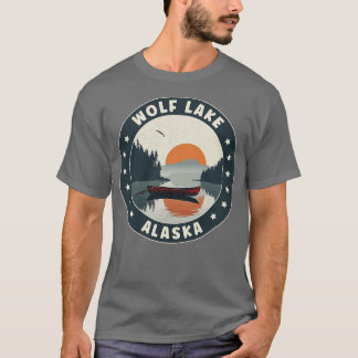 Wolf Lake Alaska Sunset T-shirt