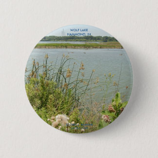WOLF LAKE, HAMMOND, IN RONDE BUTTON 5,7 CM