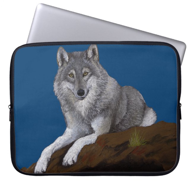 Wolf Laptop Sleeve (Voorkant)