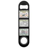 Wolf Larsen's Seal Grill San Francisco California Speed Flessenopener (Achterkant)