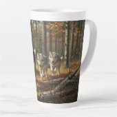 Wolf Latte Mug style 1 Mok (Rechterhoek)