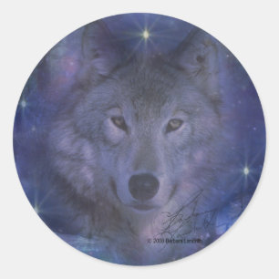 Wolf - Leader of the Pack Ronde Sticker