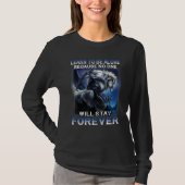 Wolf  Learn To Be Alone Because No One Will Stay T-shirt (Voorkant)