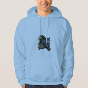 Wolf Leeuw Tijger Grafische Pullover Hoodie
